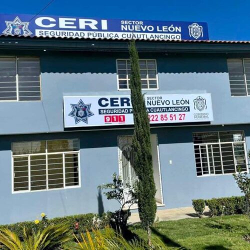 ESTRENAN CENTRO DE SEGURIDAD EN CUAUTLANCINGO