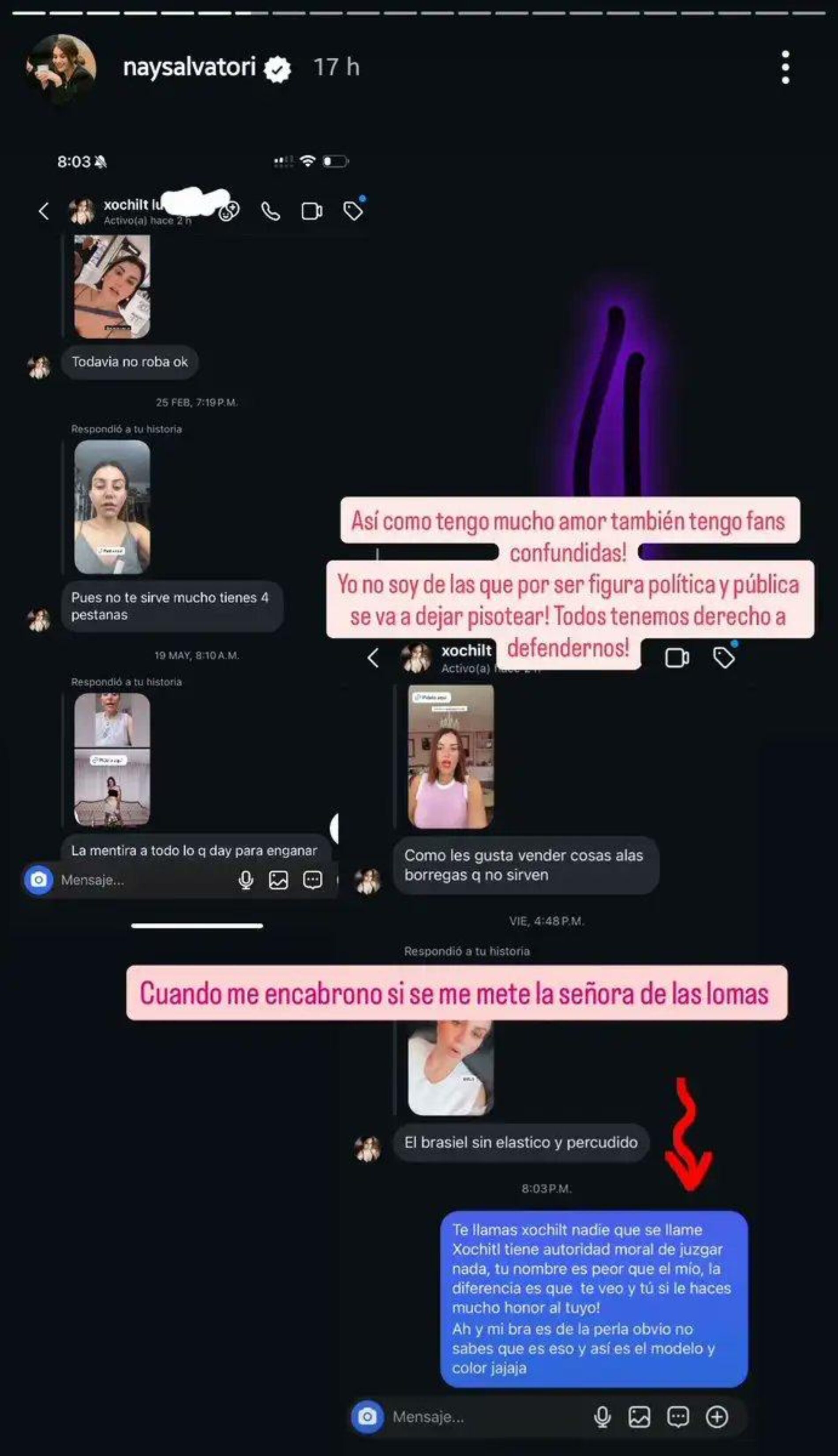 RACISTA, CLASISTA, PRESUMIDA, ASI ES LA DIPUTADA POR CHOLULA