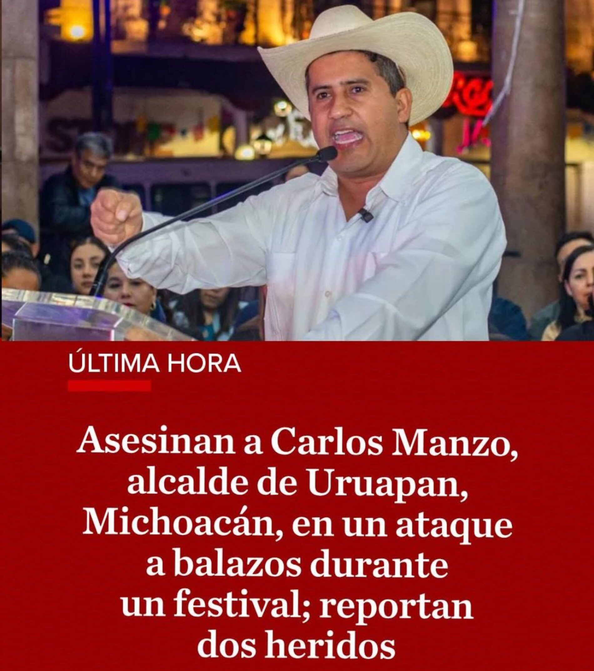 ASESINAN A CARLOS MANZO